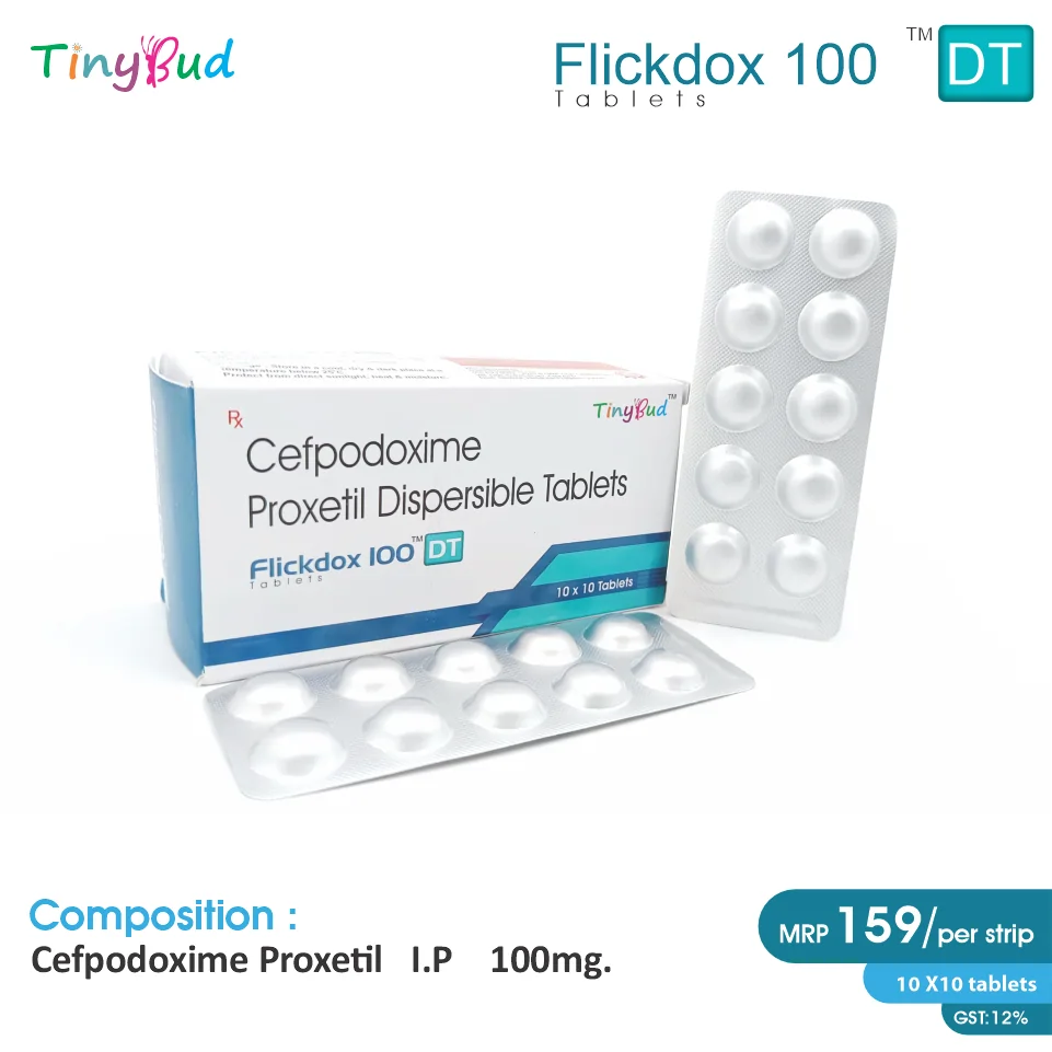 Cefpodoxime Proxetil 100mg Tablet PCD Pharma Franchise